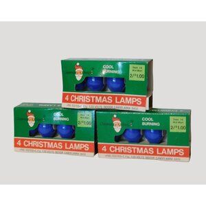 Christmas Trim Bkye Lamps Cool Burning C7.5 120V Indoor Candelabra Base Set of 1